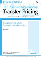 EU: grooming future leaders in transfer pricing