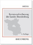 Kommunalverfassung des Landes Brandenburg