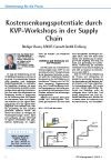 Kostensenkungspotentiale durch KVP-Workshops in der Supply-Chain