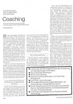 Coaching - Persönliche Beratung bei strukturellen Veränderungen und Führungskräfteförderung