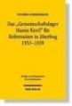 Das 'Gemeinschaftslager Hanns Kerrl' für Referendare in Jüterbog 1933-1939