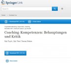 Coaching-Kompetenzen: Behauptungen und Kritik