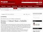 Critical Chain und Scrum = Reliable Scrum (Projektmagazin)