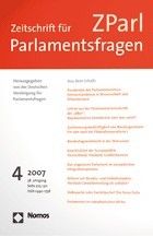 ZParl - Die Praxis des Bürgerantrages in Niedersachsen – eine Anwendungsstudie
