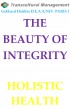 THE BEAUTY OF INTEGRITY