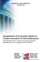 Assessment of Innovation Styles to create innovation driven enterprises
