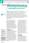 Whistleblowing - was gehts mich an?