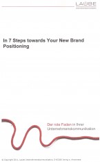 In 7 Steps towards Your New Brand Positioning
