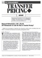 Rampant Globalisation--Yet a Dearth OF Professionals to Lead the Way in Transfer Pricing? ...