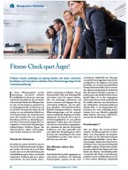 Fitness-Check spart Aerger
