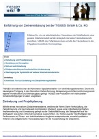 Einführung von Zielvereinbarung bei der TIGGES GmbH & Co. KG