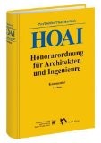 HOAI-Kommentar. Honorarordnung für Architekten und Ingenieure