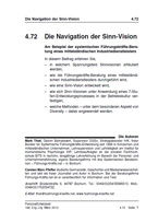 Cover zu Die Navigation der Sinn-Vision