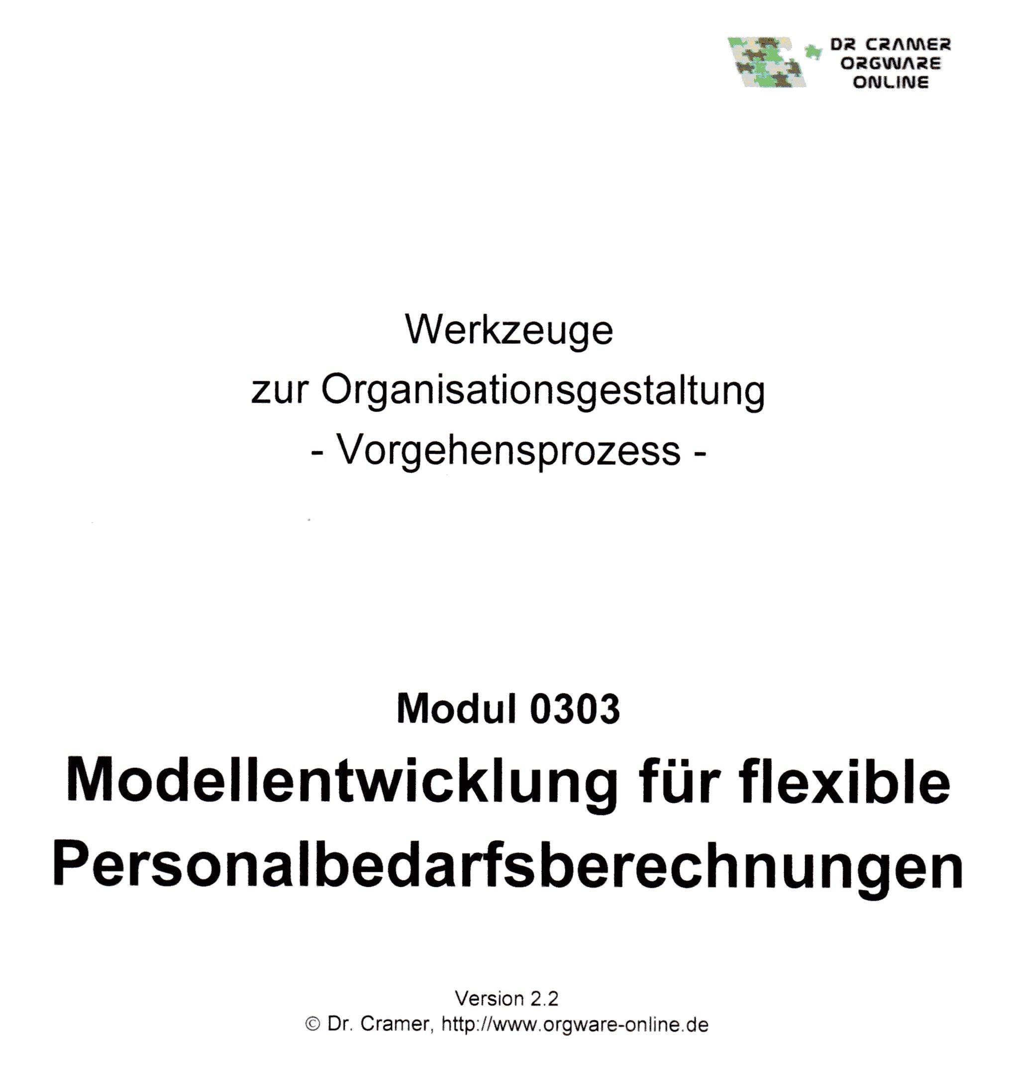 Cover zu Modellentwicklung für flexible  Personalbedarfsberechnungen