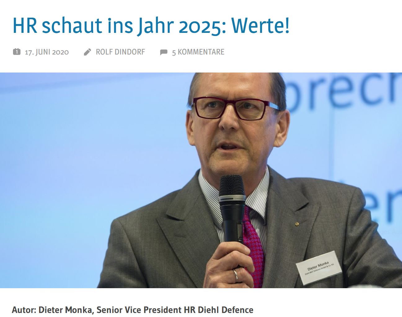 Cover zu HR schaut ins Jahr 2025: Werte!