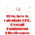 World-Class TPM: How to calculate & monitor OEE, Overall Equipment Effectiveness