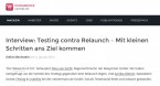 Interview mit Timo von Focht von Maxymizer: Testing contra Relaunch
