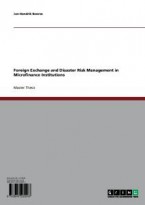 Foreign Exchange and Disaster Risk Management in Microfinance Institutions