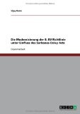 Die Modernisierung der 8. EU Richtlinie unter Einfluss des Sarbanes-Oxley Acts