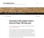 Choosing a PhD subject: there’s more to it than THE tells you!