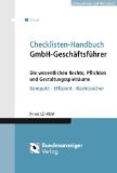 Checklisten Handbuch GmbH-Geschäftsführer