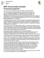 MKF-Drehscheibe bündelt Finanzierungskraft