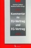 Kommentar des Vertrages über die Europäische Union und des Vertrages zur Gründung der Europäischen Gemeinschaft. (EUV/EGV)