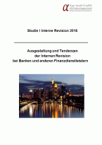 Studie Interne Revision 2016 bei Banken und Finanzdienstleistern