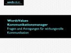 WordsValues Kommunikationsmanager