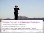 Towards a Best-Practice Framework for Strategic Foresight