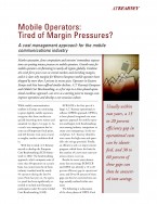 Mobile Operators: Tired of Margin Pressures?