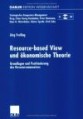 Resource-based View und ökonomische Theorie