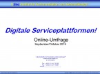 Digitale Serviceplattformen