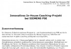 Innovatives In-House Coaching-Projekt