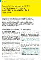 Strategie-Assessment mithilfe von Arbeitshilfen aus der NWB Datenbank
