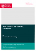 When to regulate airport charges: A simple rule