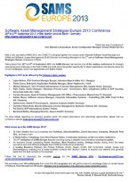 2nd Software Asset Management Strategies 2013 Conference