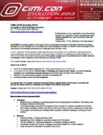 CiMi.CON 2013 - press release