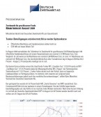 Marktbericht für geschlossene Fonds - August 2009